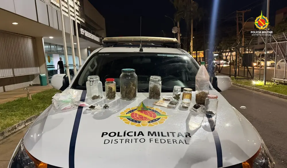 Cheiro forte de maconha leva PMDF a prender suspeito em Ceilândia